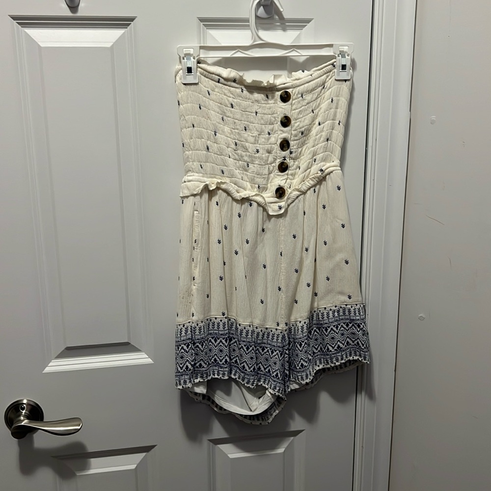 women’s size medium american eagle strapless romper